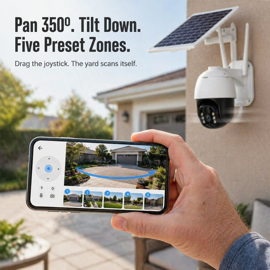 SolarSentry™ Wireless Outdoor Camera — Watch Every Blind Spot 24/7, No Wires, No Subscriptions