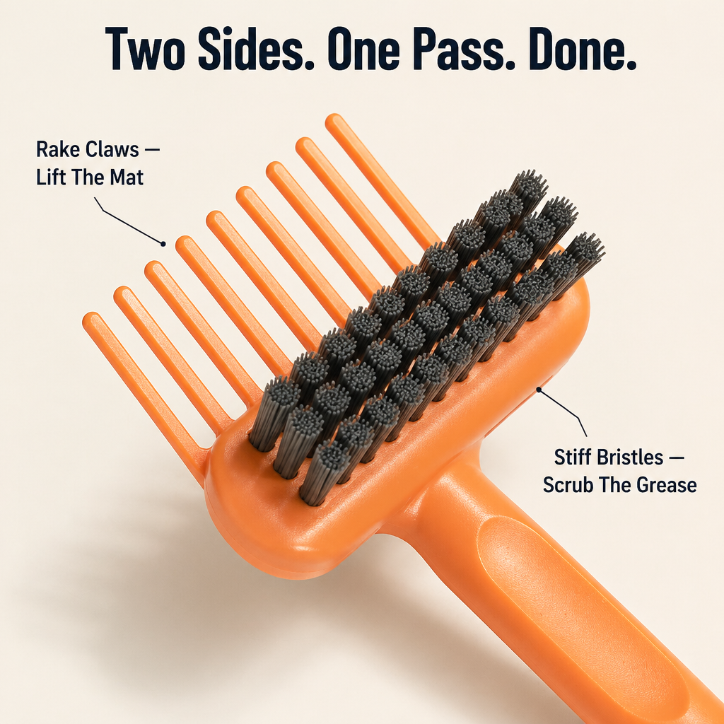 BrushVibe™ — Rake Out Tangled Hair And Scrub The Grime From Every Brush