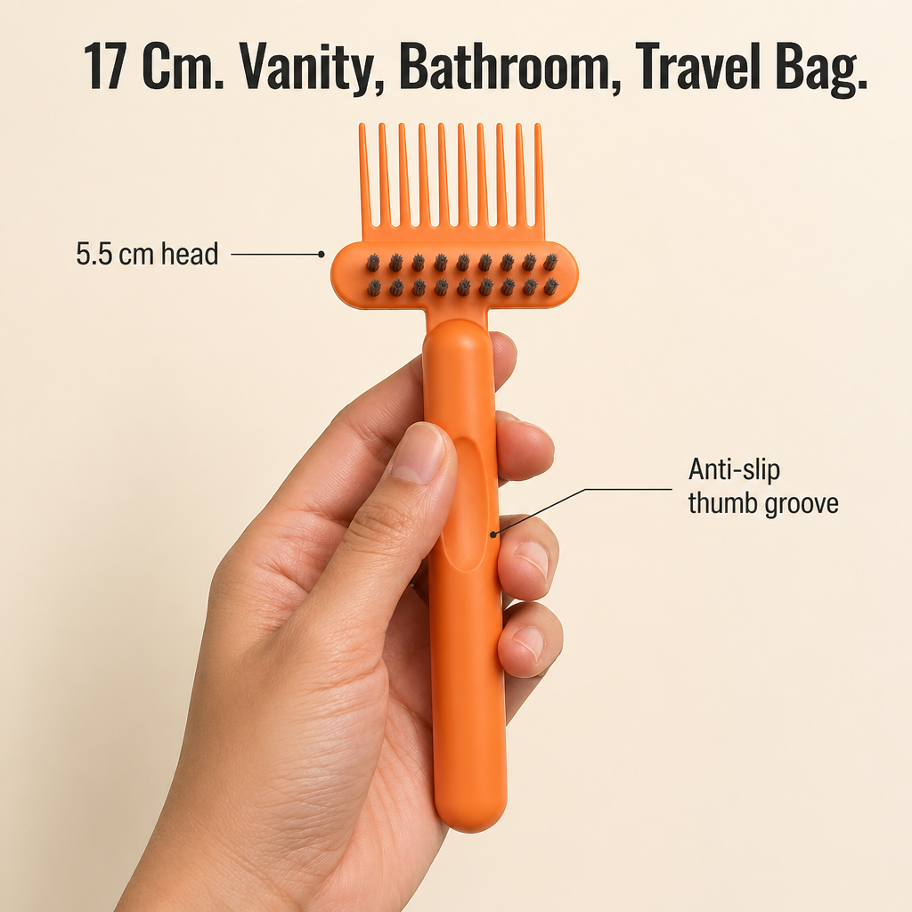 BrushVibe™ — Rake Out Tangled Hair And Scrub The Grime From Every Brush