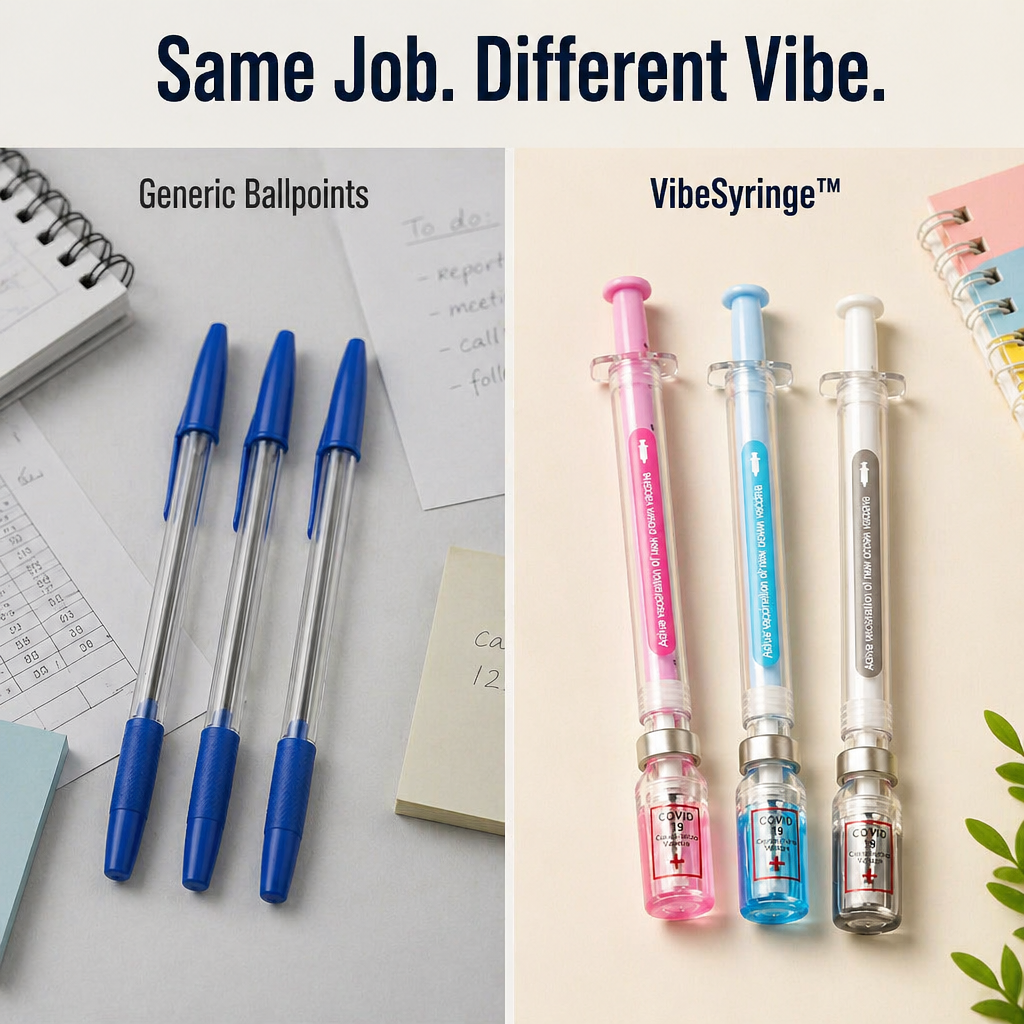 VibeSyringe™ — Color-Code Every Care Plan, Drug Card & Lecture Note With Buttery Smooth Ink