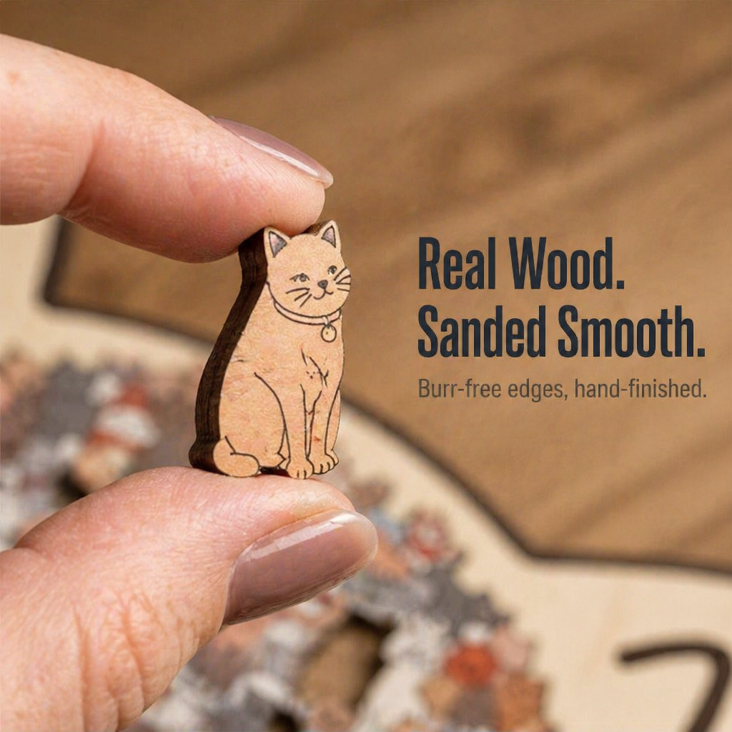 AristoCat™ — Piece Together a Cat-Shaped Puzzle You'll Hang on the Wall