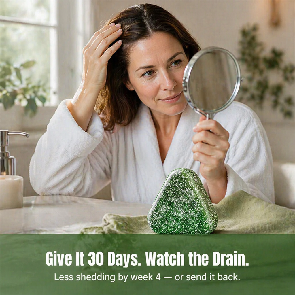 Verdanta™ Botanical Shampoo Bar — Stop Drain Shedding & Strengthen Roots With Chinese Herbs