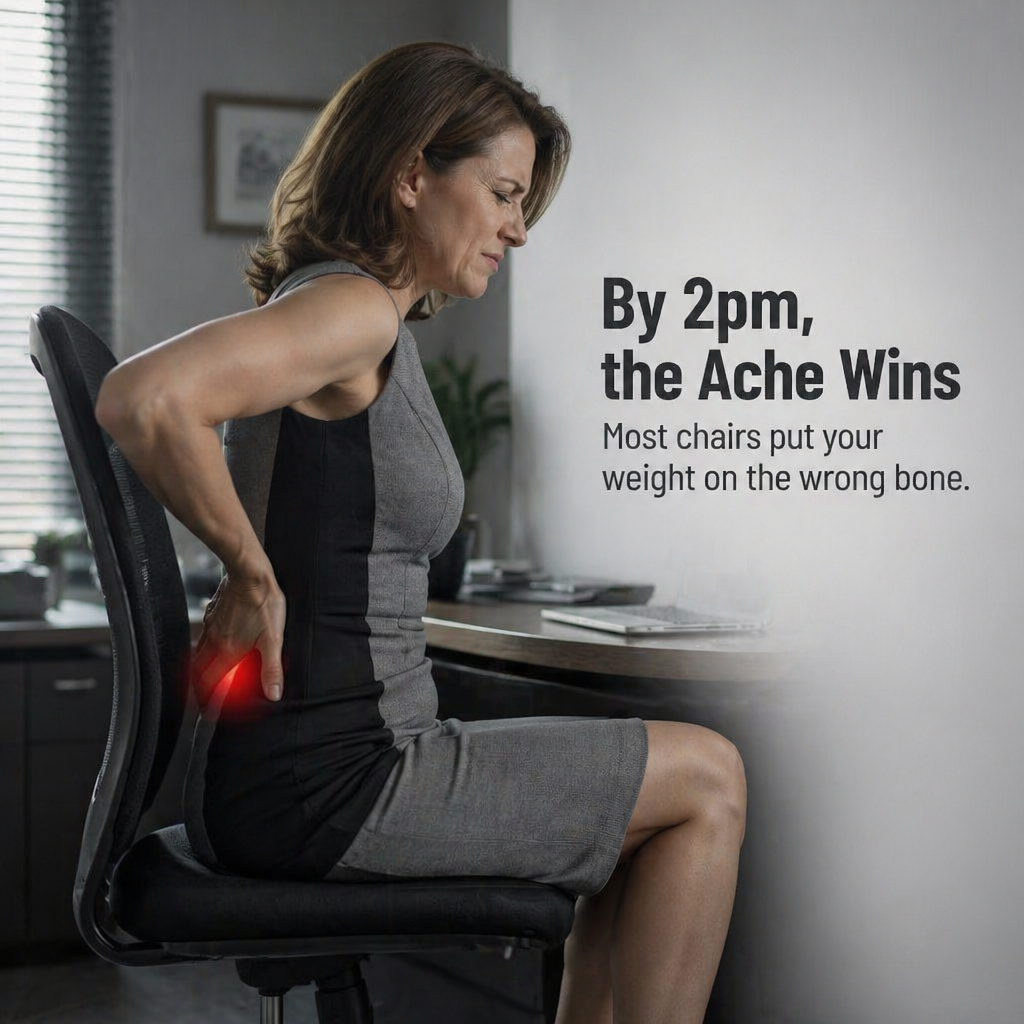 BackEase™ — Experience All-Day Freedom From Tailbone Pain With Heavenly Support