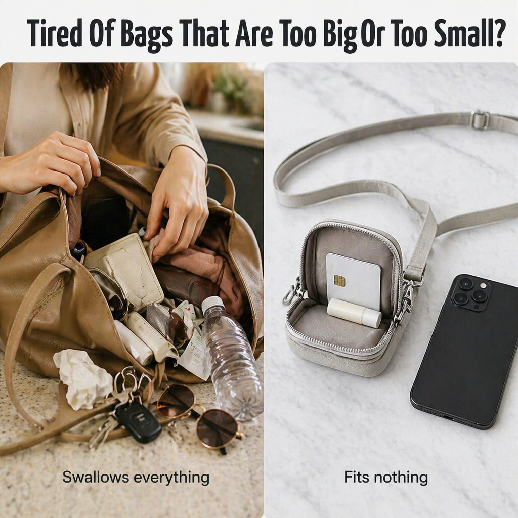 VeloStride™ Mini Crossbody — Carry Your Phone, Wallet & Keys Through Any Weather