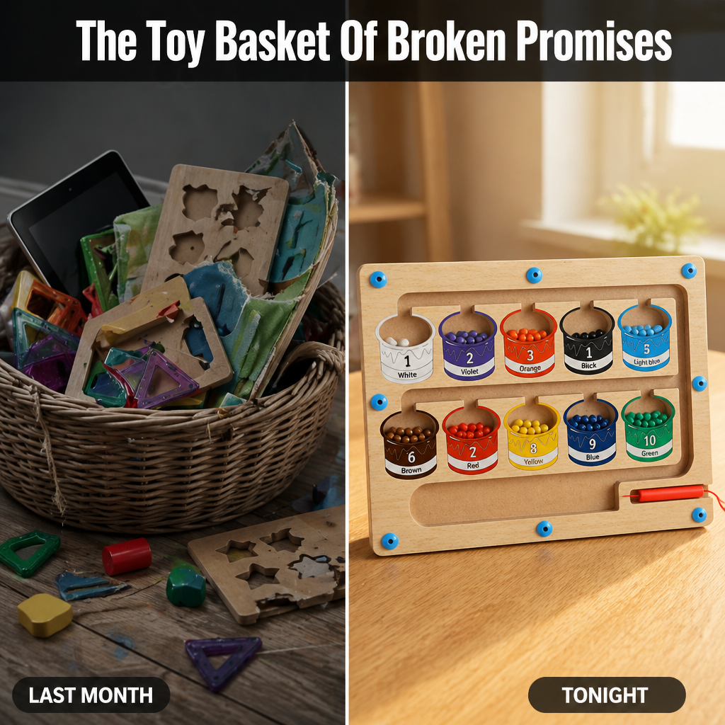 SparkTrail™ Magnetic Maze — Trade Screen Tantrums for 30 Minutes of Focused Play