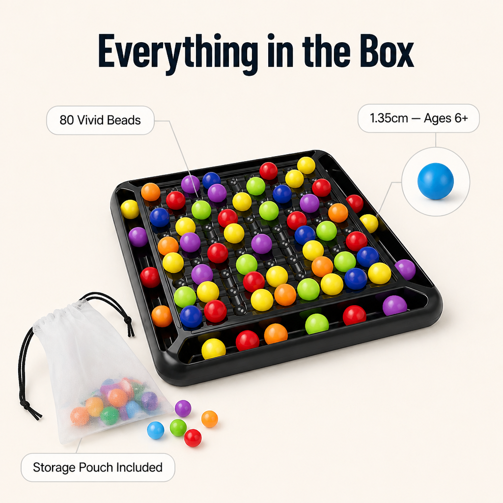 PrismPop™ — Pull Kids Off Screens with the Bead Game They Beg to Replay