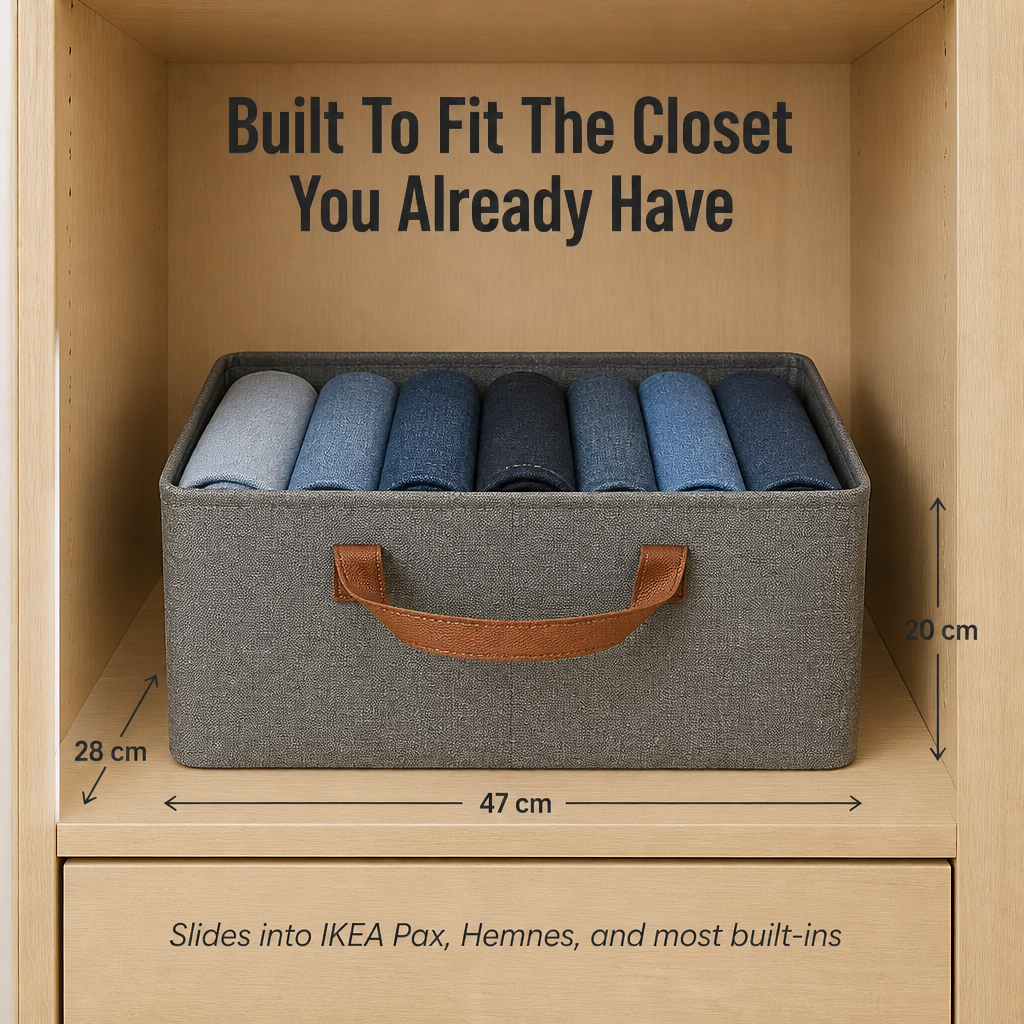 BoxyTidy™ — Sort Your Closet Once, Keep It Calm For Weeks