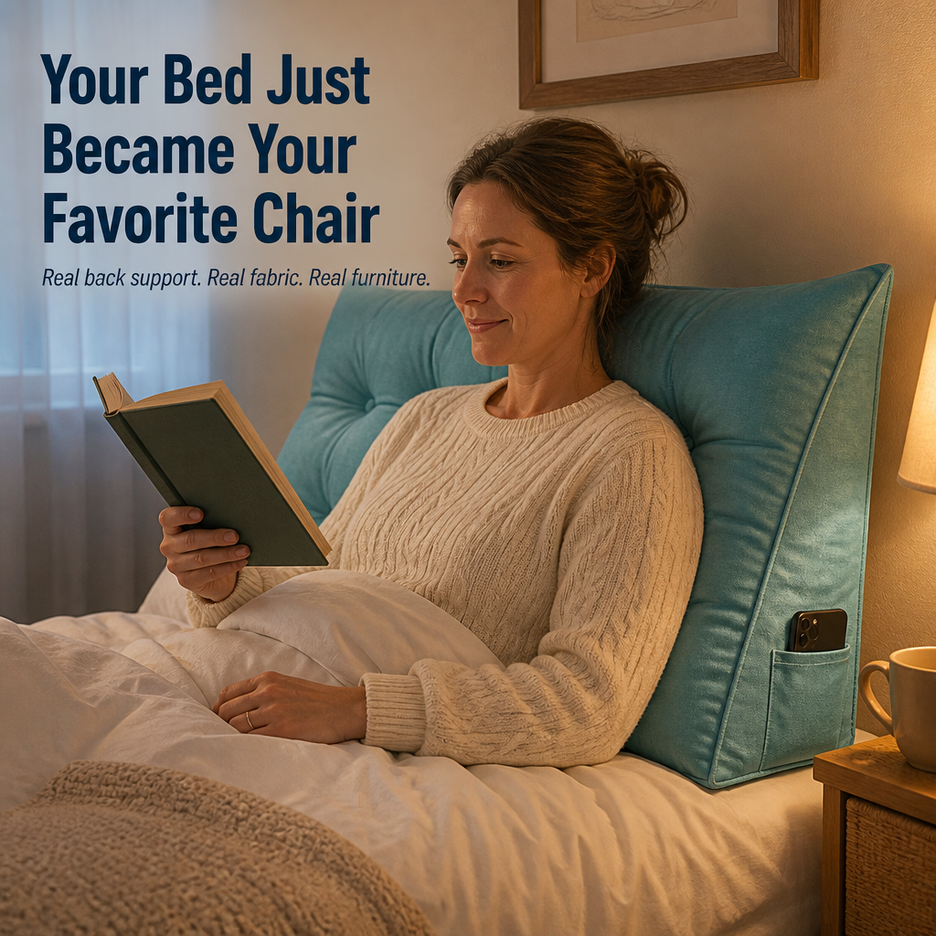 Luxorelax™ — Turn Your Bed Into a Back-Saving Reading Nook | Free Shipping Today
