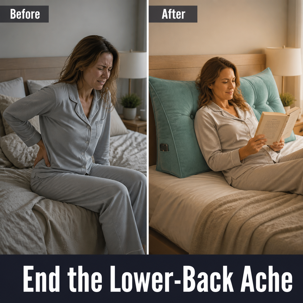 Luxorelax™ — Turn Your Bed Into a Back-Saving Reading Nook | Free Shipping Today