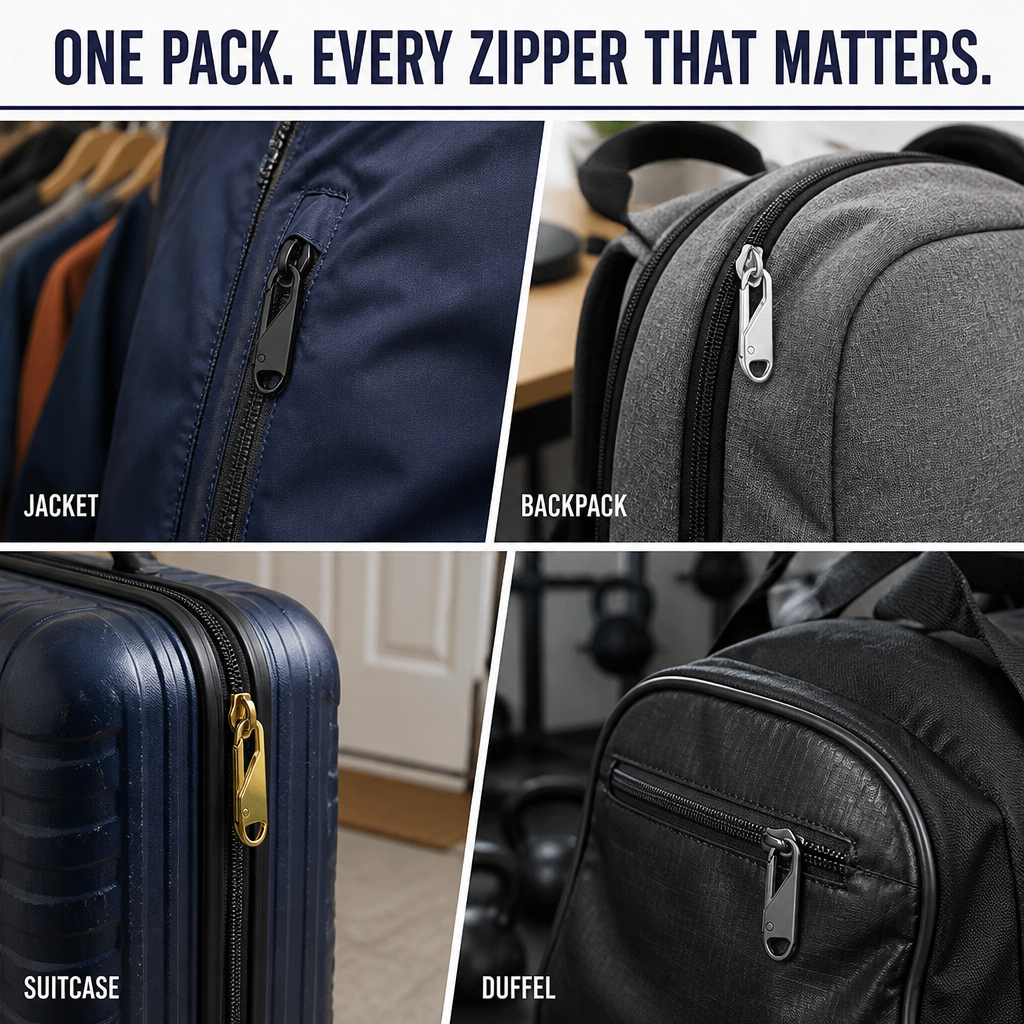 SnapZip™ — Fix Any Broken Zipper Pull in 5 Seconds Flat