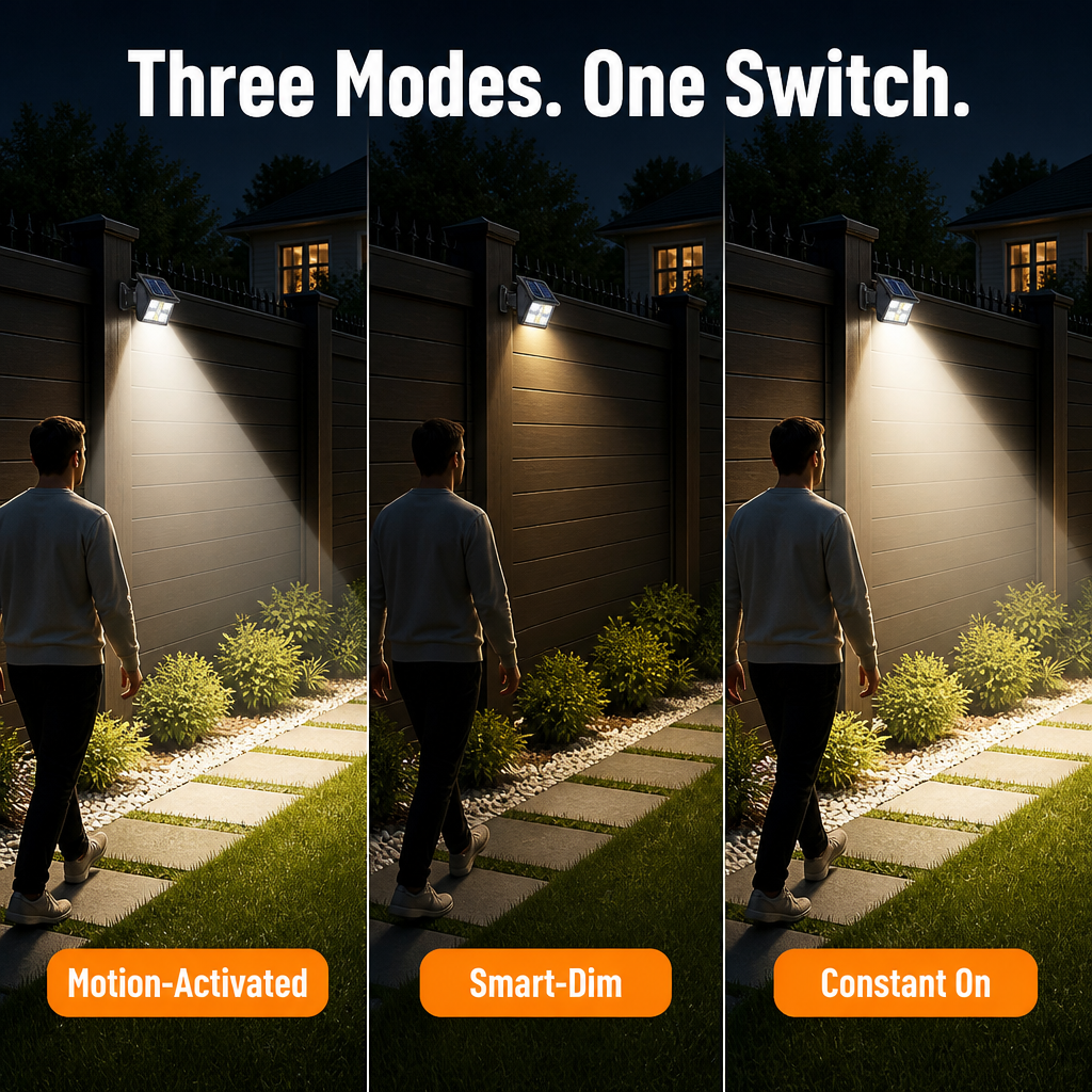 LumaBeam™ — Light Any Fence, Path or Backyard Without Drilling, Wiring or Batteries