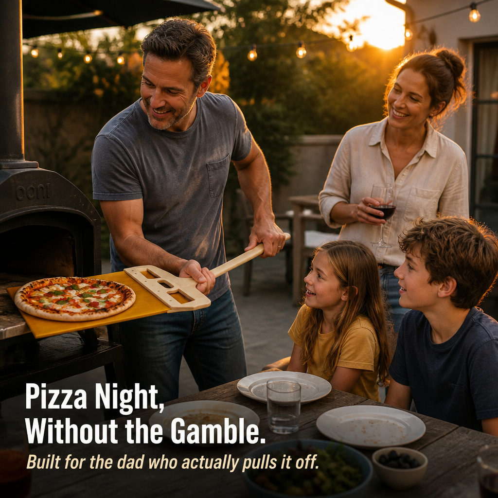 ArtisanoSlide™ — Slide Every Pizza Onto Your Stone Without Sticking or Spilling
