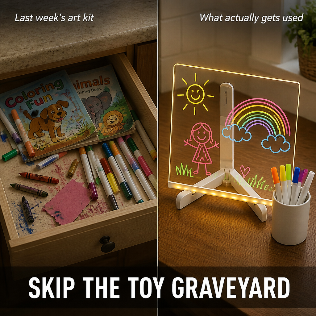 LumaSketch™ — Turn Doodles, To-Dos & Bedtime Notes Into Glowing Art