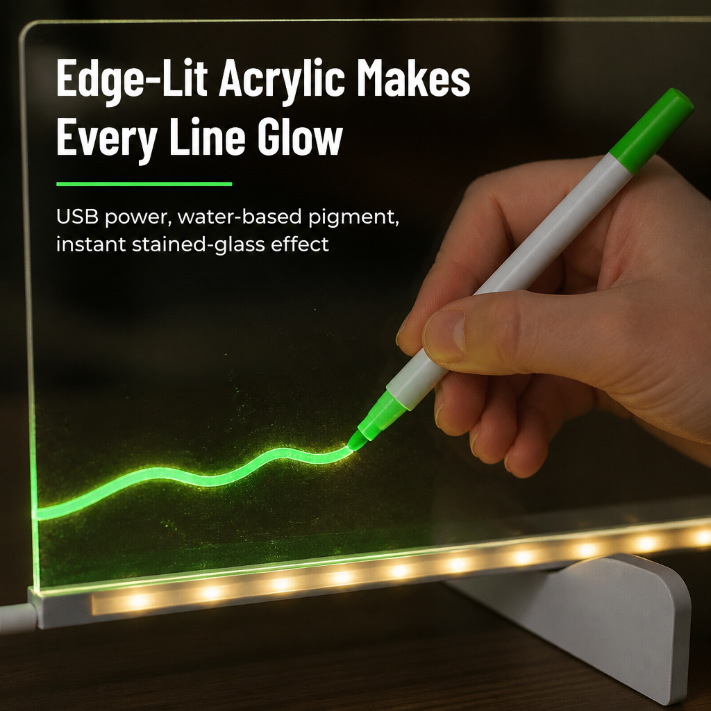 LumaSketch™ — Turn Doodles, To-Dos & Bedtime Notes Into Glowing Art