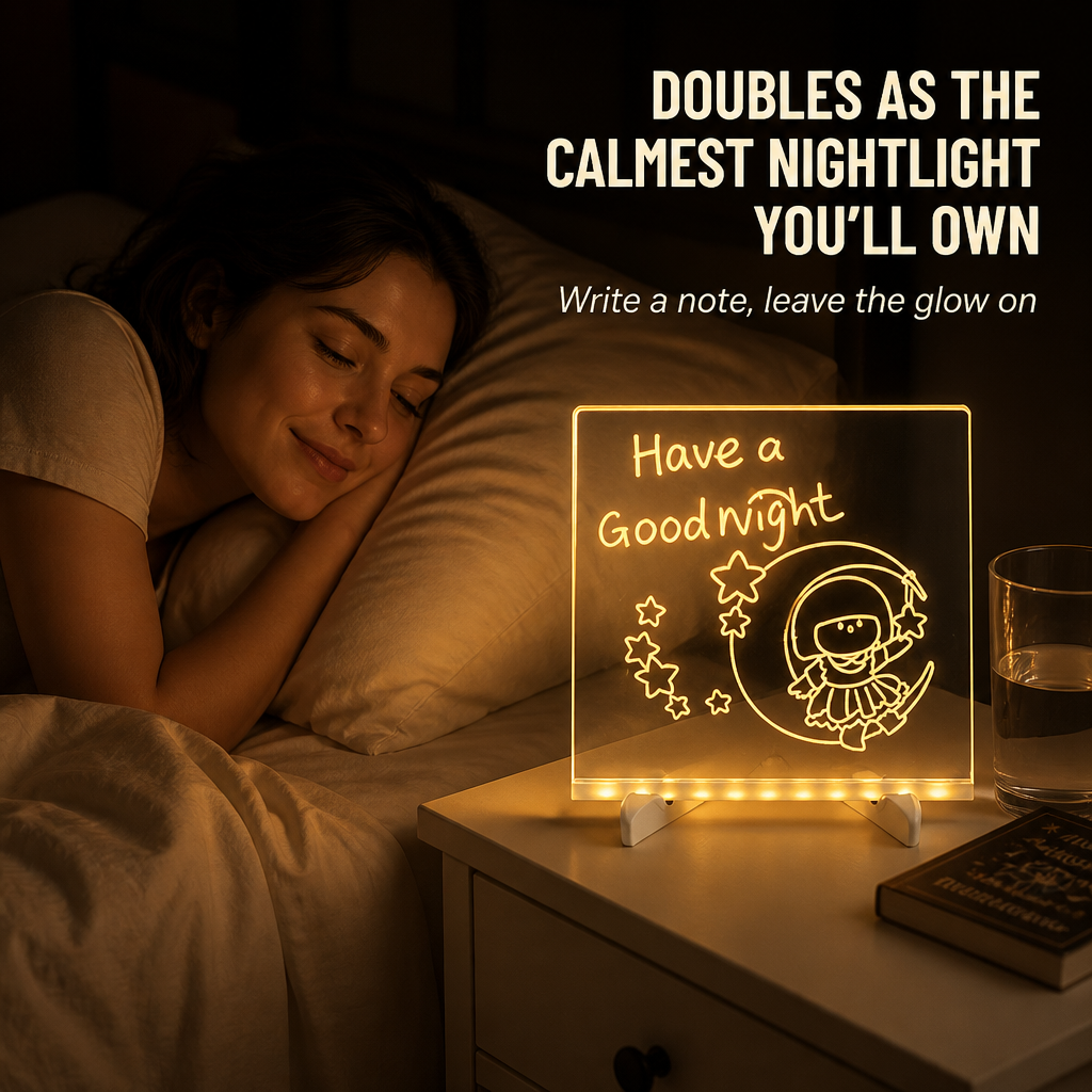 LumaSketch™ — Turn Doodles, To-Dos & Bedtime Notes Into Glowing Art