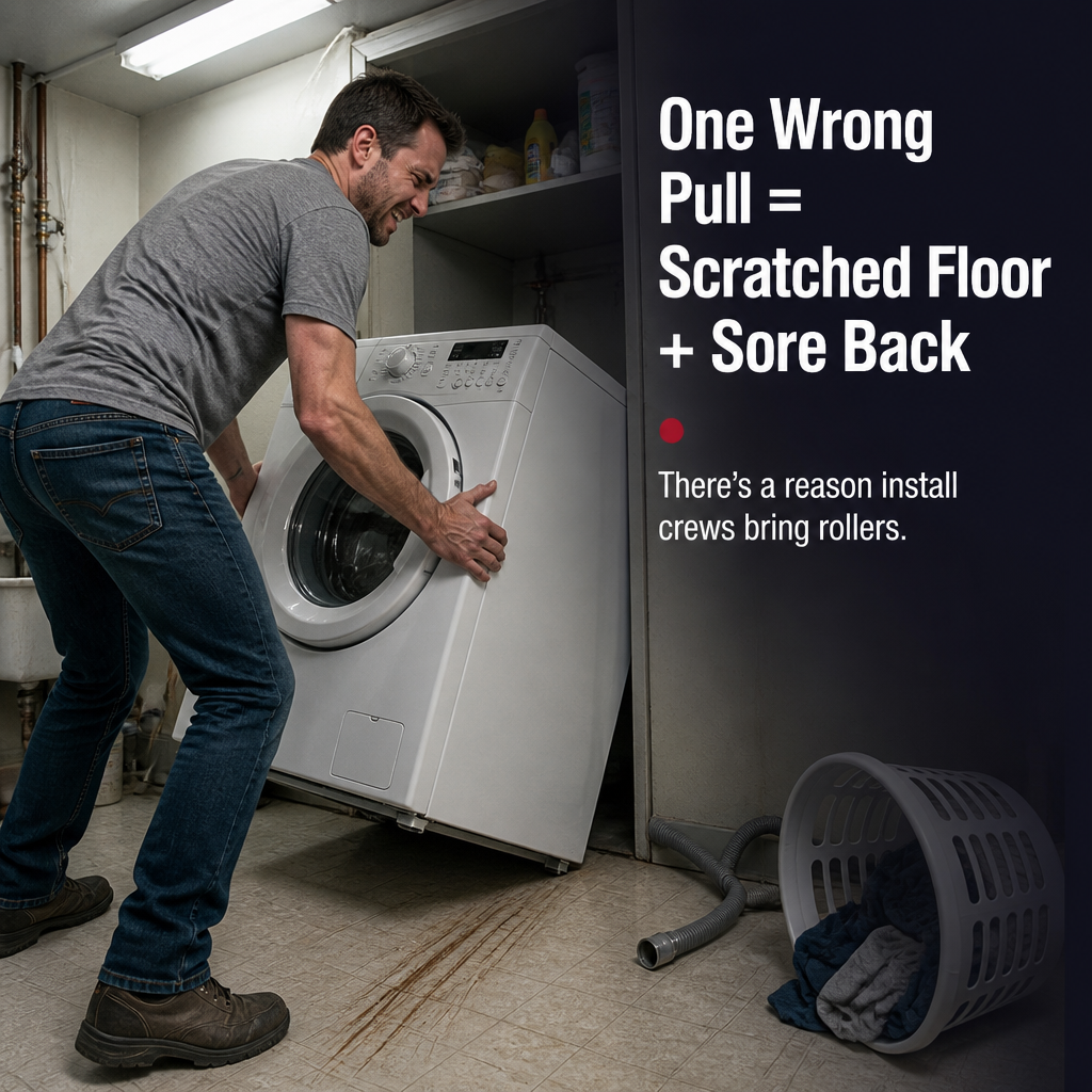 TitanGlide™ — Slide Your Heaviest Appliances Out in Seconds Without Lifting or Scratching