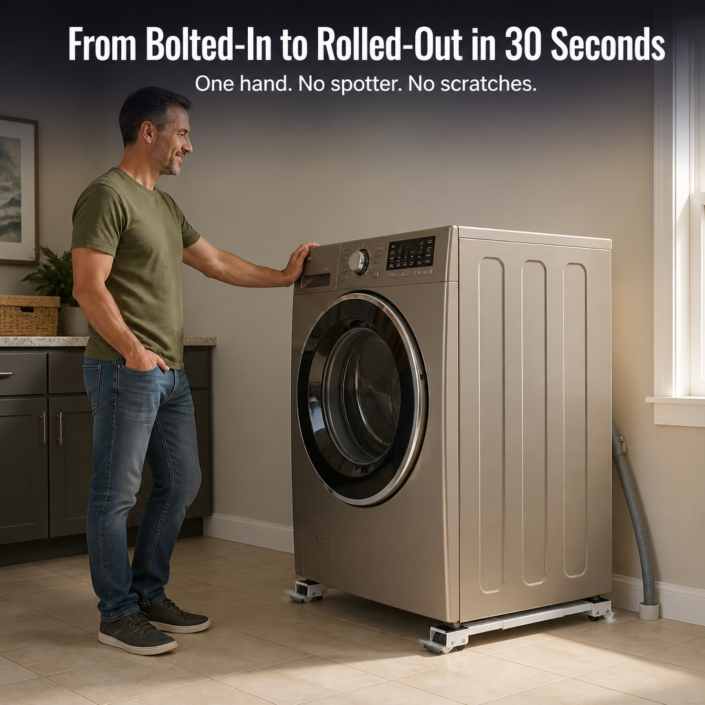 TitanGlide™ — Slide Your Heaviest Appliances Out in Seconds Without Lifting or Scratching