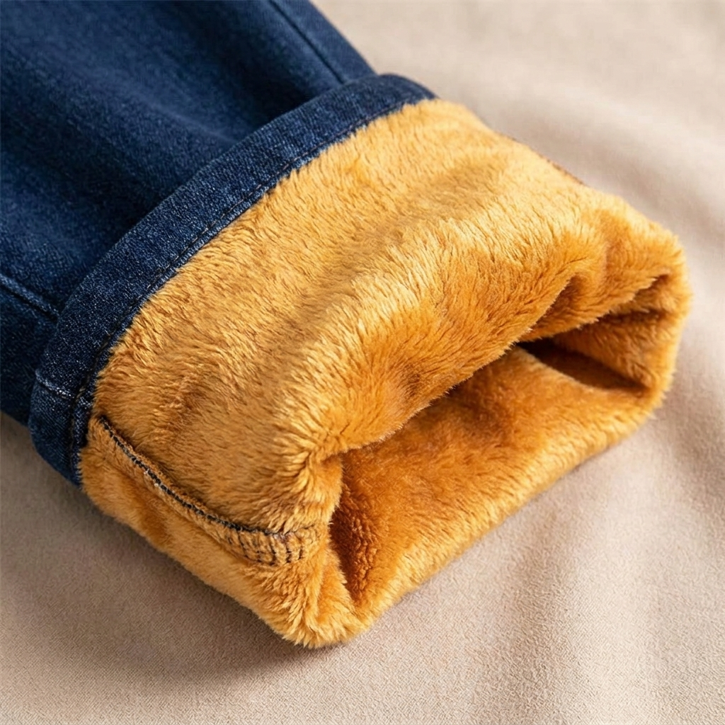 LuxeStride™ – Easy Pull-On Stretch Jeans with Embroidered Pocket Trim