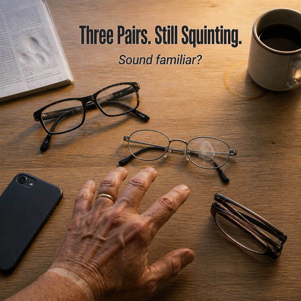 BluCera™ — Read, Drive & Scroll Sharply With One Lightweight Pair