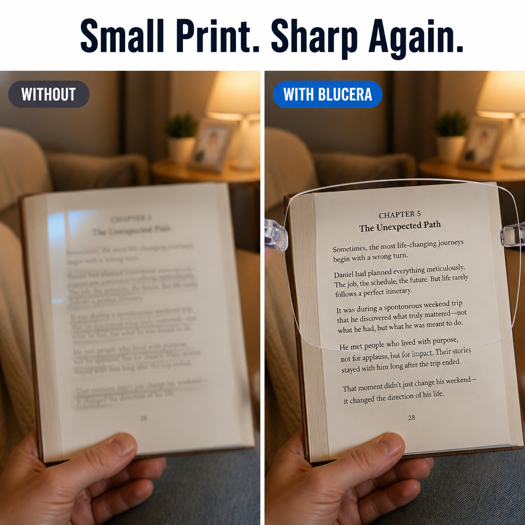 BluCera™ — Read, Drive & Scroll Sharply With One Lightweight Pair