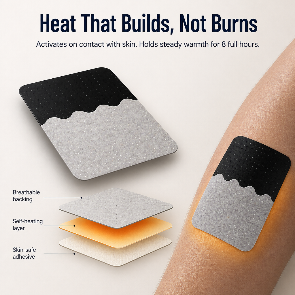 AkoraSoothe™ — Melt Stubborn Knots in Minutes With Self-Heating Patches