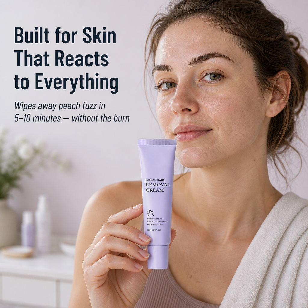 VelvetSheer™ — Wipe Away Peach Fuzz In Minutes Without Burn or Chemical Smell