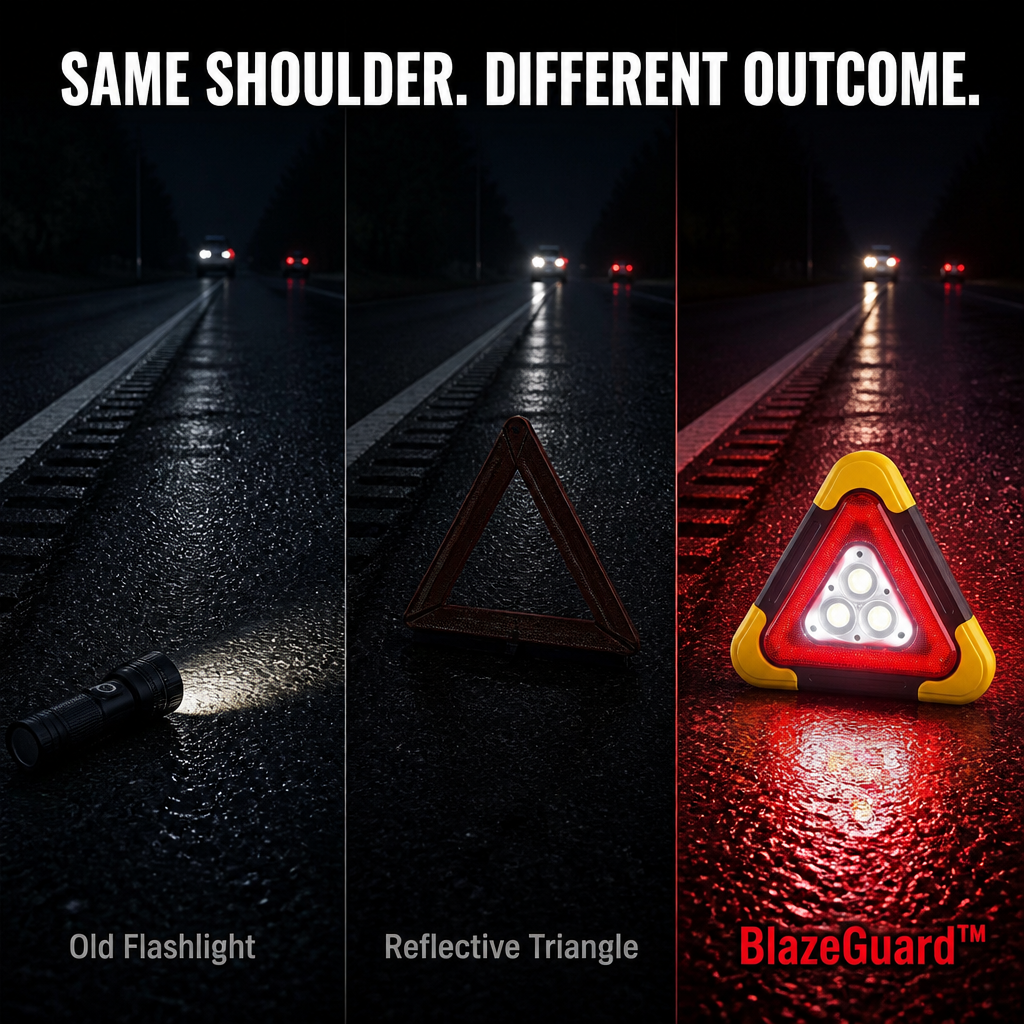 BlazeGuard™ — Flash, Flood & Power Through Every Roadside Emergency