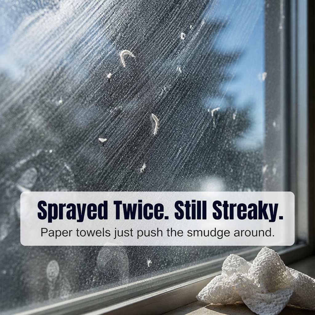 VibraPure™ — Wipe Glass, Screens, and Chrome Streak-Free in One Pass