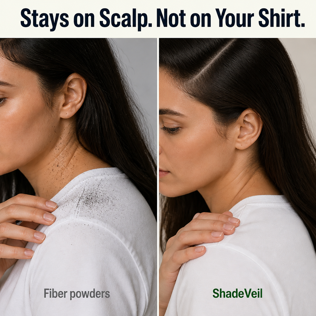 ShadeVeil™ — Cover Thinning Spots and Fake Fuller Hair in Seconds