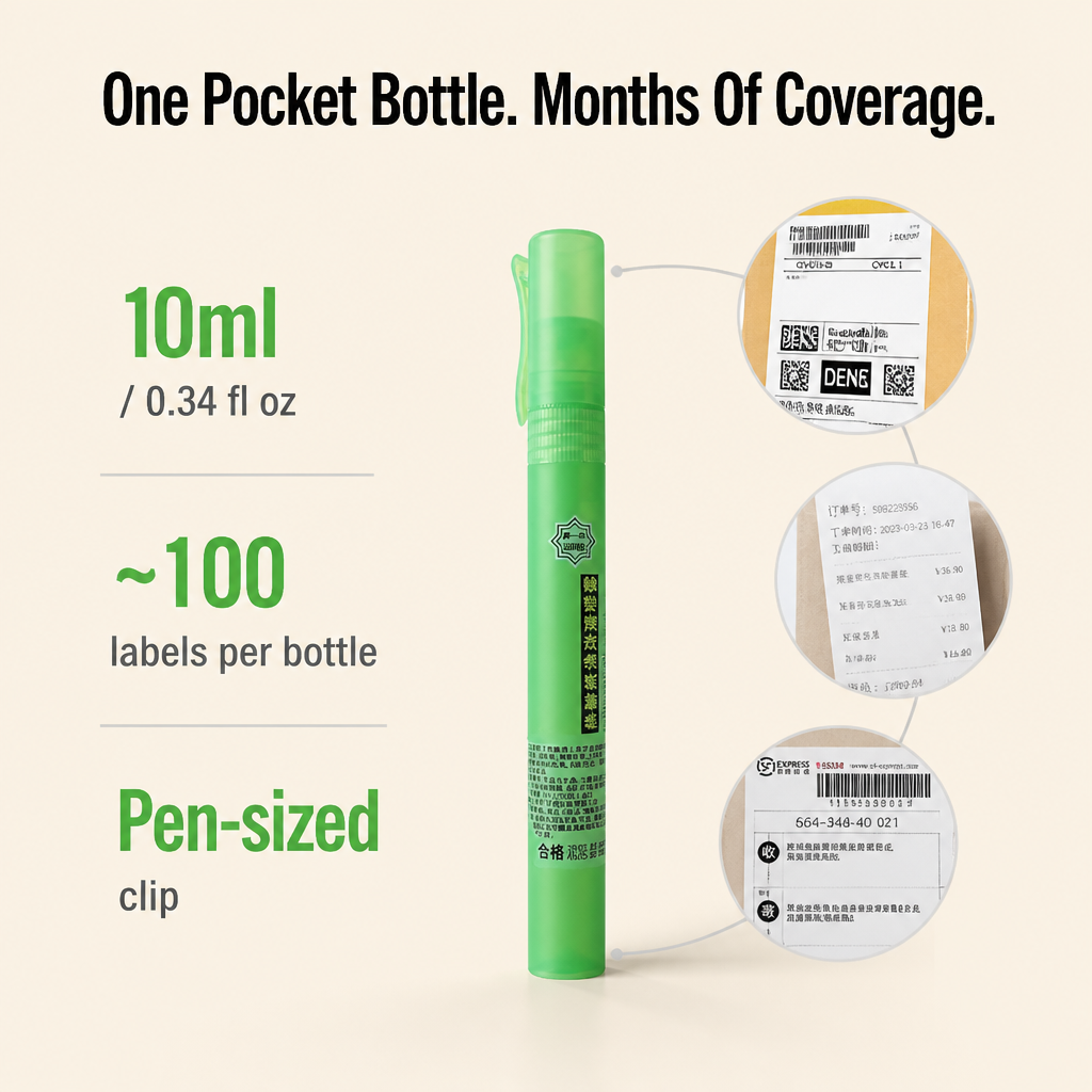 ShieldMark™ — Spray Names, Addresses & Barcodes Off Any Shipping Label