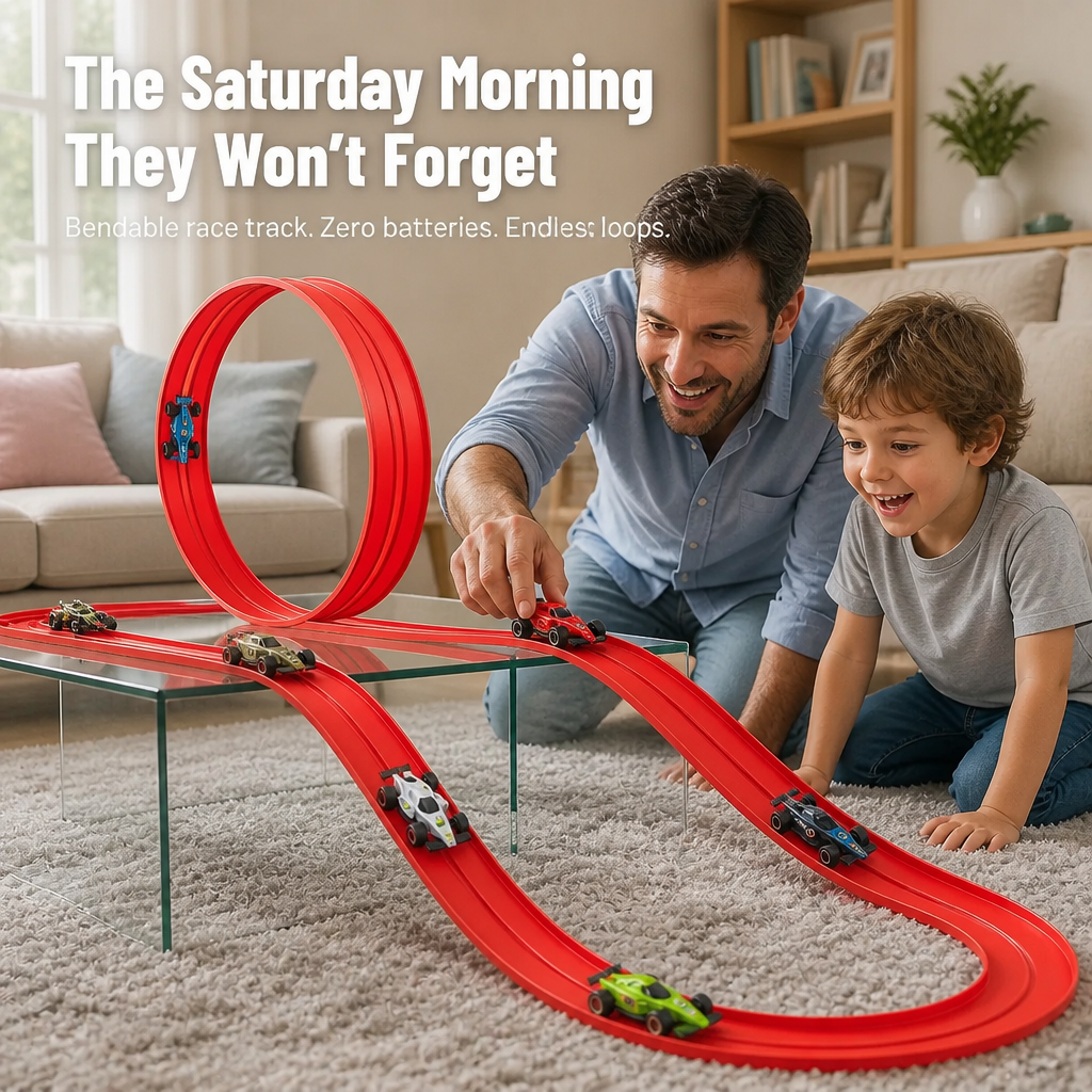 TurboTwist™ — Bend, Loop & Race Anywhere Without a Single Battery
