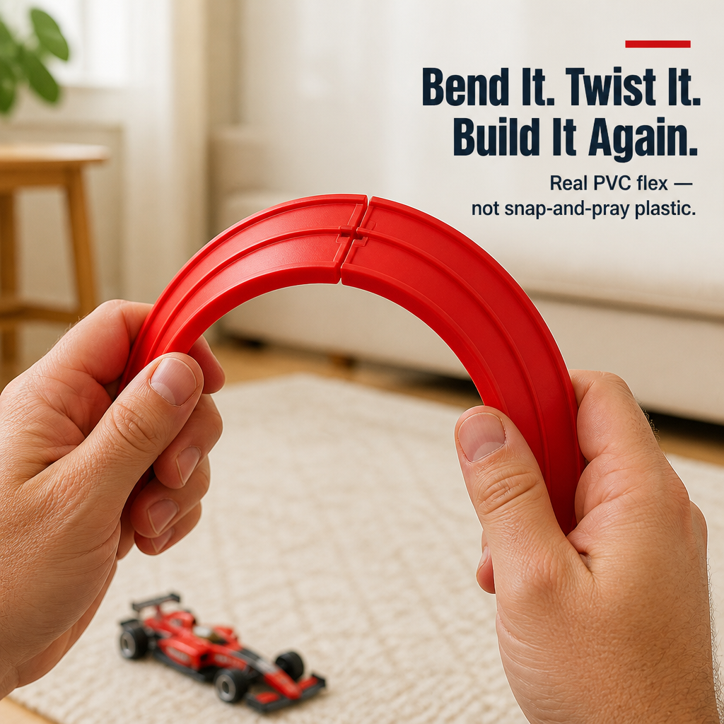 TurboTwist™ — Bend, Loop & Race Anywhere Without a Single Battery