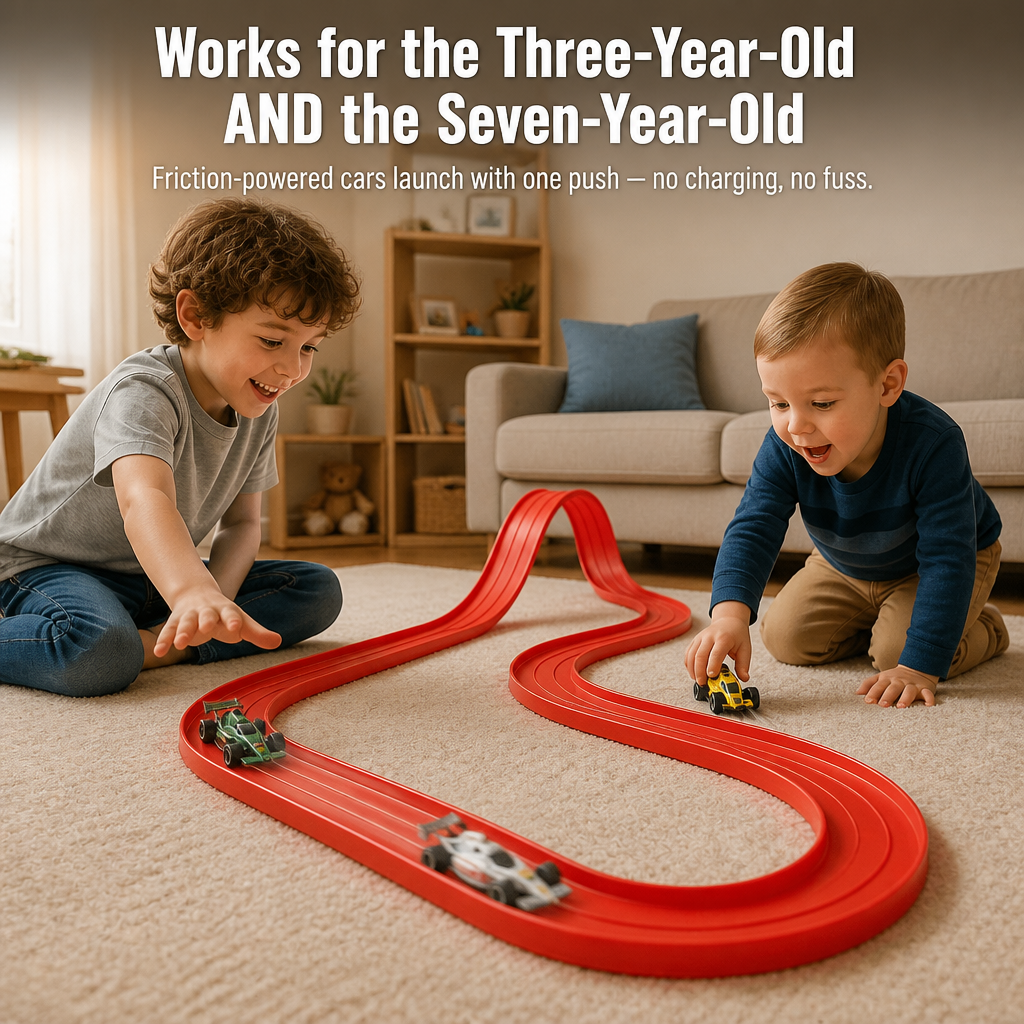 TurboTwist™ — Bend, Loop & Race Anywhere Without a Single Battery