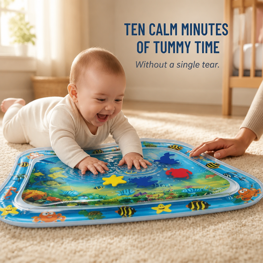 MarinaSplash™ — Turn Tummy Time Tears Into 10 Minutes of Belly Laughs