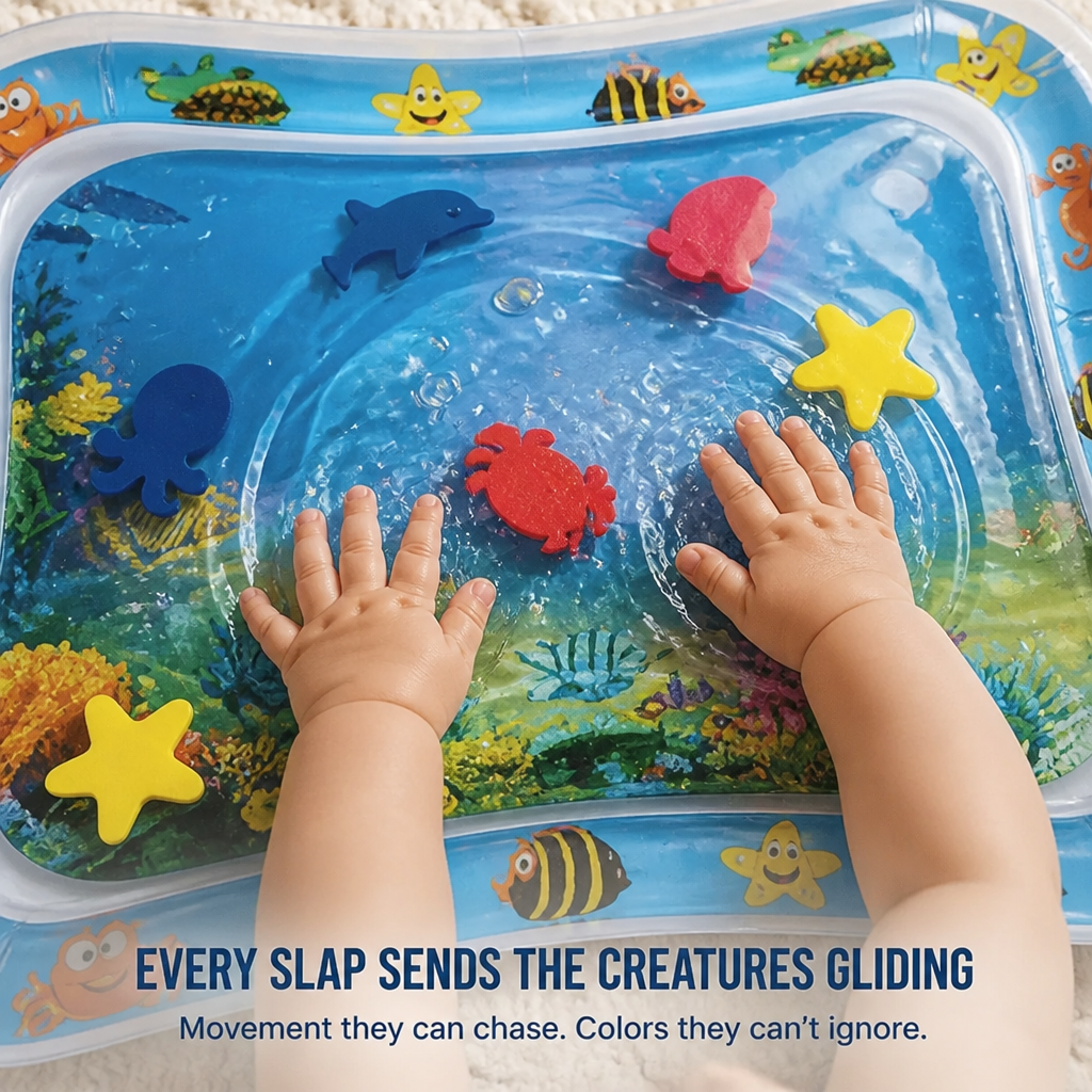 MarinaSplash™ — Turn Tummy Time Tears Into 10 Minutes of Belly Laughs