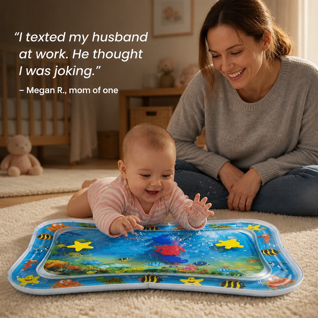 MarinaSplash™ — Turn Tummy Time Tears Into 10 Minutes of Belly Laughs