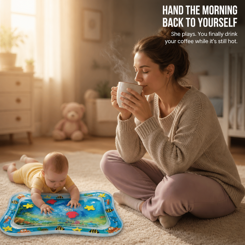 MarinaSplash™ — Turn Tummy Time Tears Into 10 Minutes of Belly Laughs