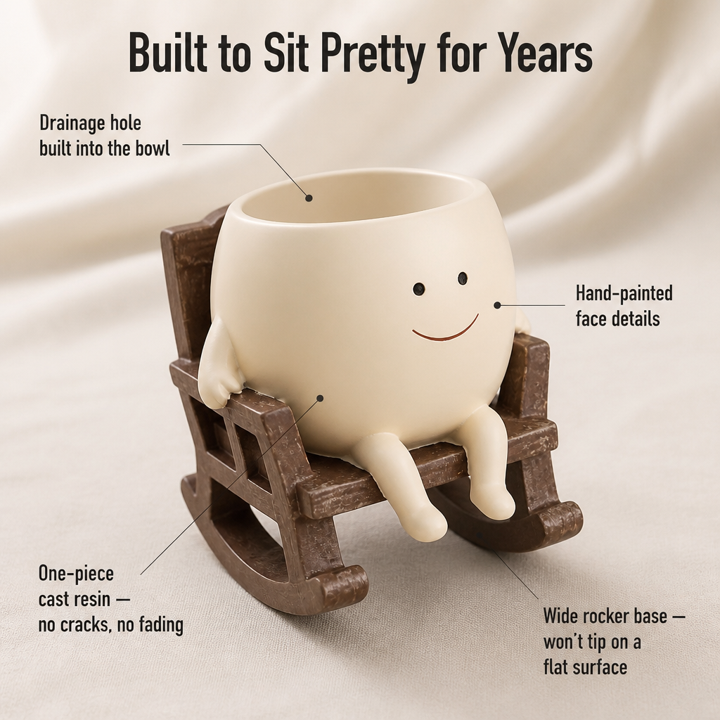 VivaChairs™ — Turn Any Succulent Into a Smiling Desk Buddy in Seconds