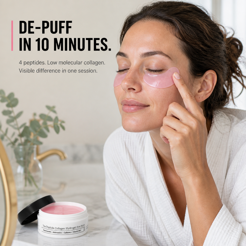 Luminevea™ — De-Puff Tired Eyes in 10 Minutes With 4-Peptide Hydrogel Patches