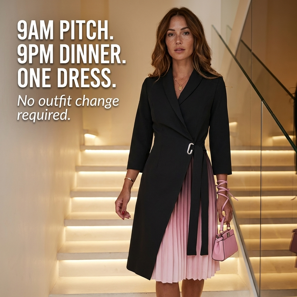 RadianceWave™ — Wear One Dress From Boardroom Pitch to Rooftop Dinner