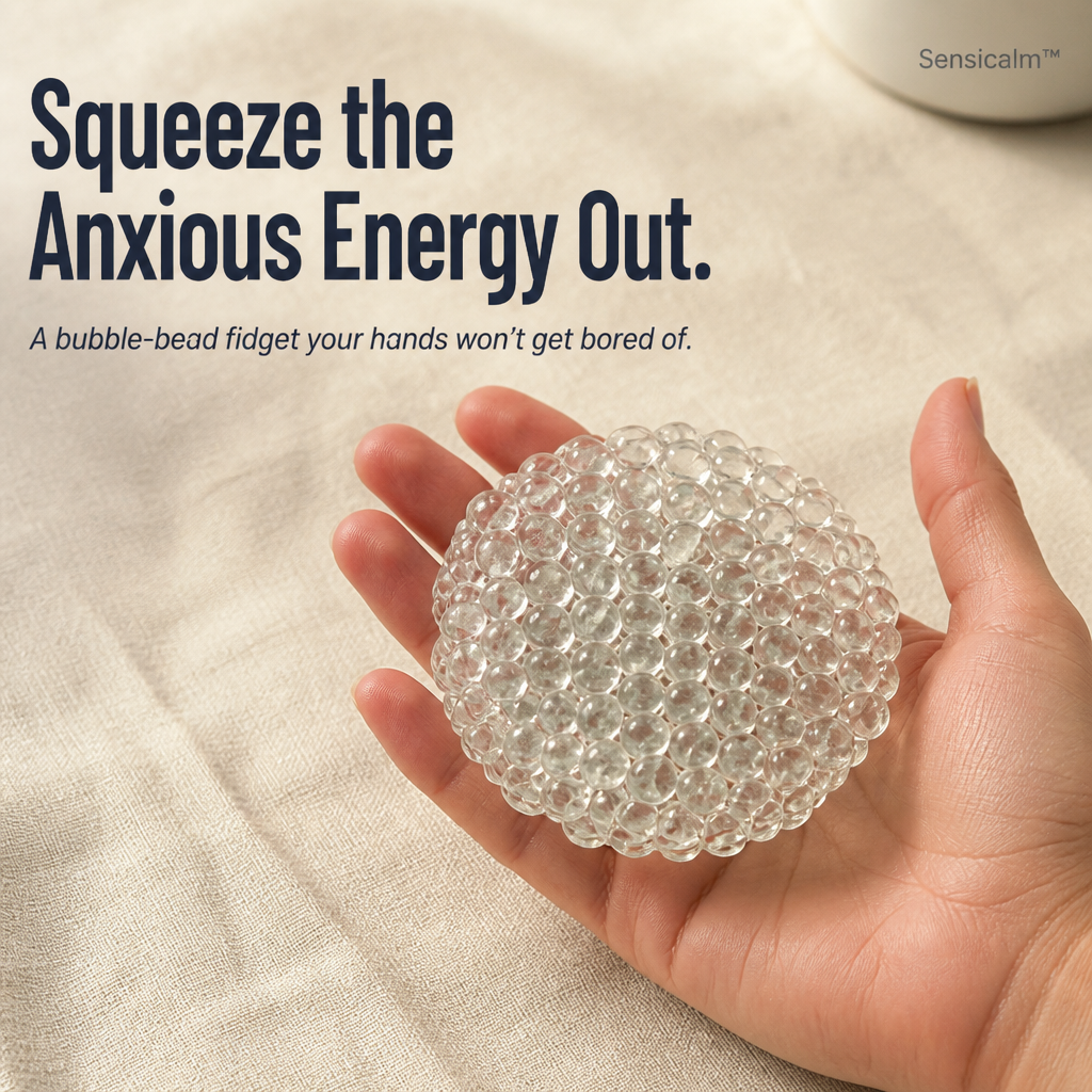 Sensicalm™ — Squeeze the Anxious Energy Out and Slip Back Into Focus | Sensory Bubble Ball