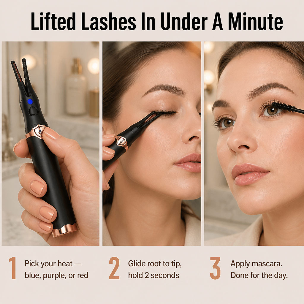 VeluxeCurl™ — Lift Stick-Straight Lashes Into A 24-Hour Salon Curl