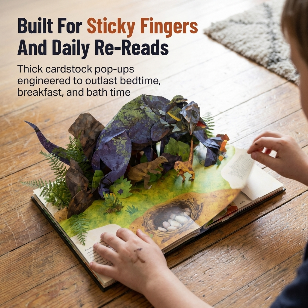 RexQuest™ — Get Your Dino-Obsessed Kid Reading Until The Book Falls Apart