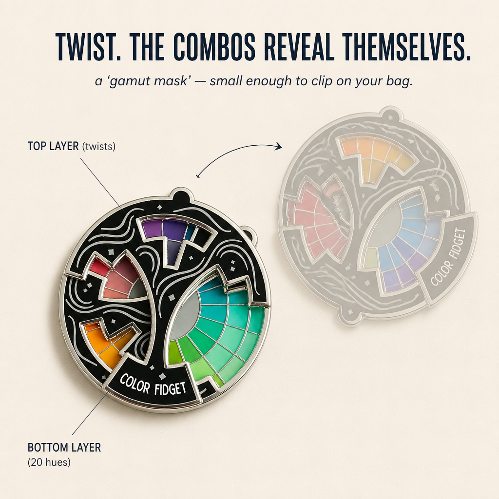 ColorSpin™ — Pick Color Palettes by Twist, Not by Trial and Error