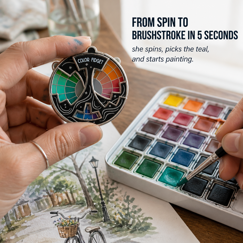 ColorSpin™ — Pick Color Palettes by Twist, Not by Trial and Error