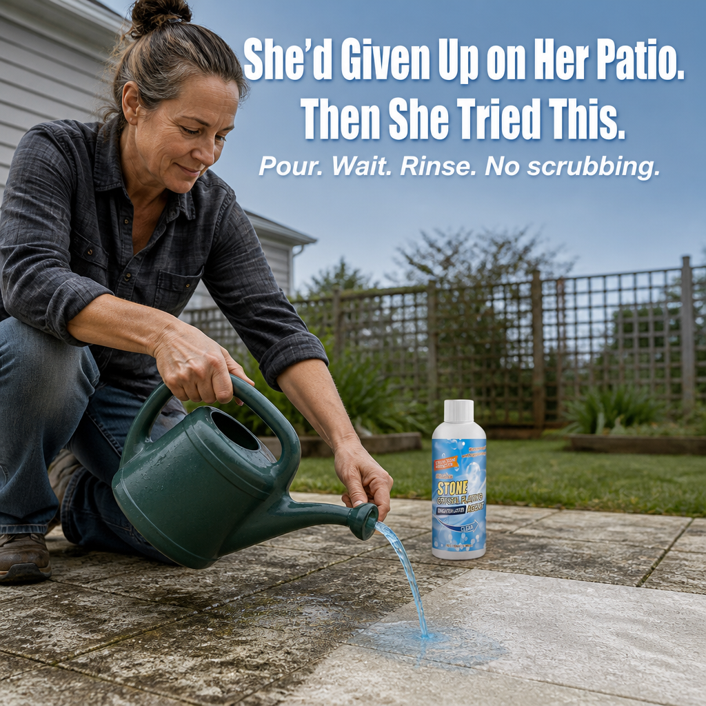 StoneVive™ — Pull Years of Patio Grime Out of Stone in One Rinse