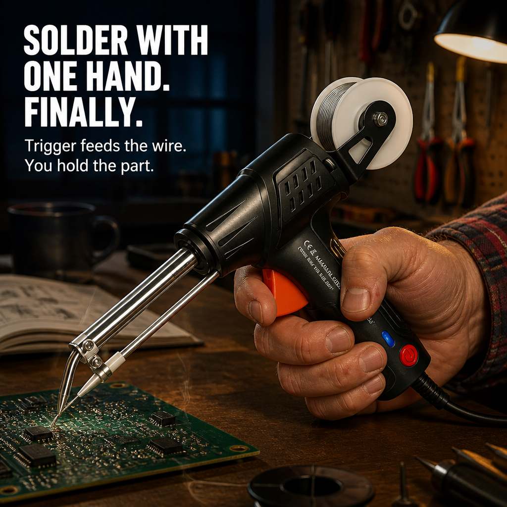 TitanArc™ — Pull the Trigger, Feed Perfect Solder Joints One-Handed