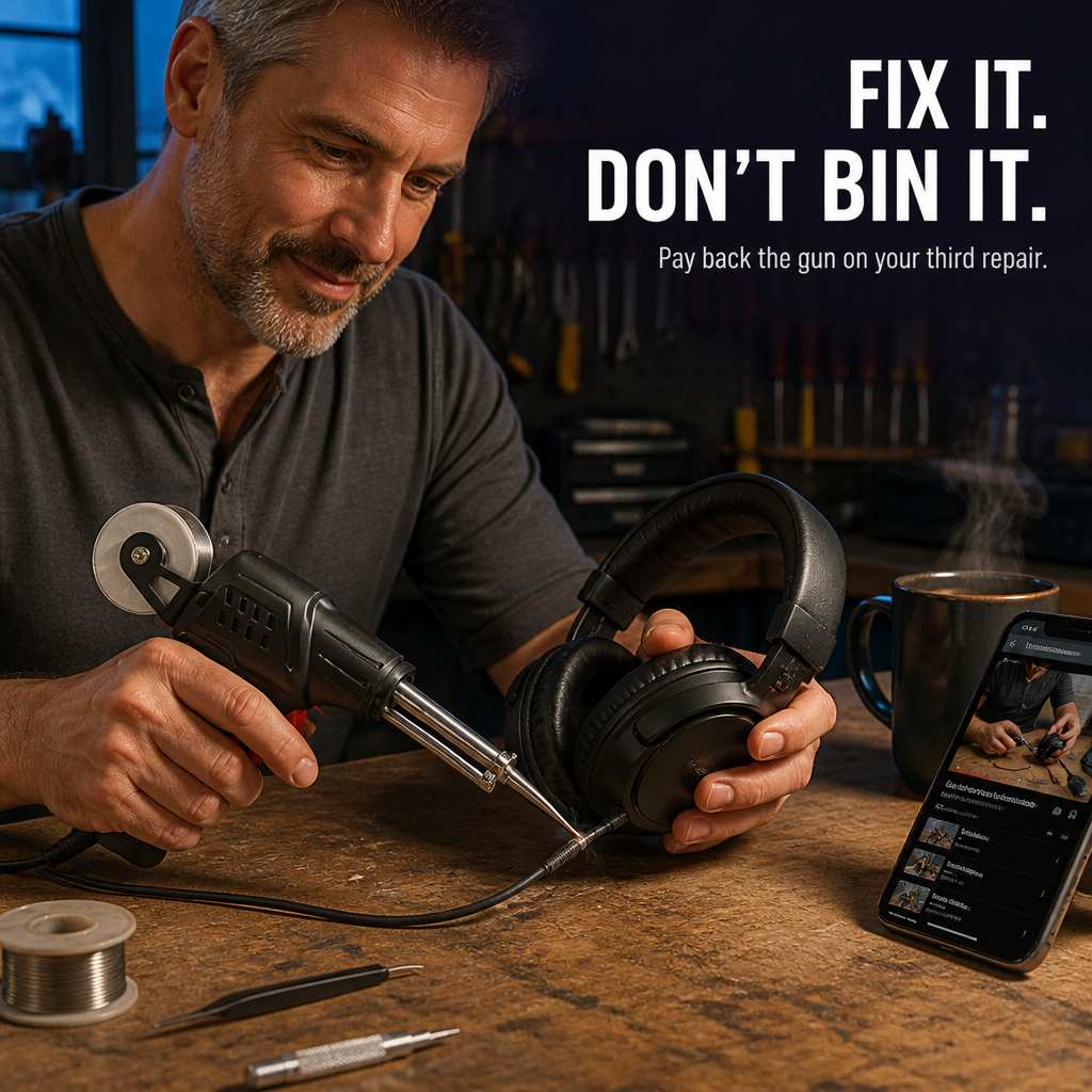 TitanArc™ — Pull the Trigger, Feed Perfect Solder Joints One-Handed