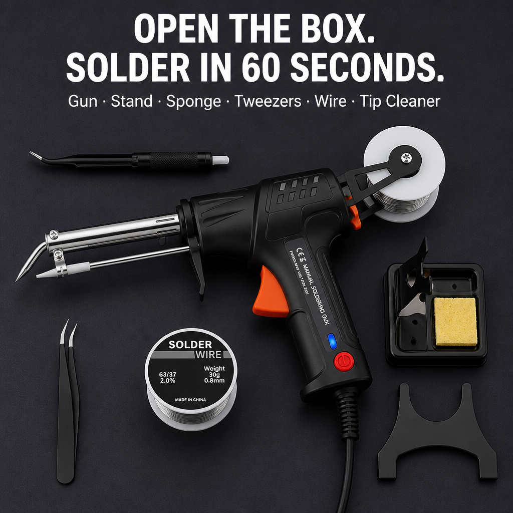 TitanArc™ — Pull the Trigger, Feed Perfect Solder Joints One-Handed