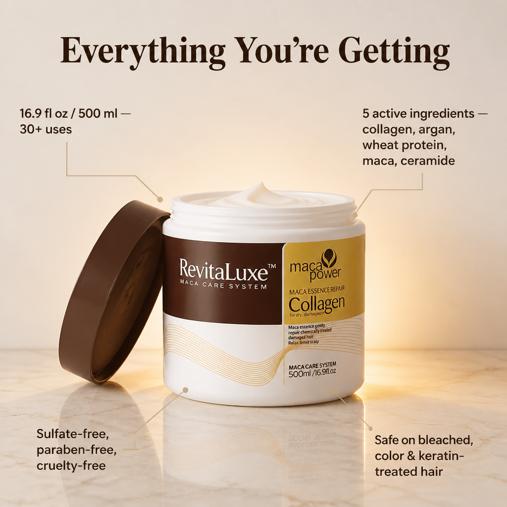 RevitaLuxe™ — Rebuild Bleached, Brittle Hair From The Inside In 10 Minutes